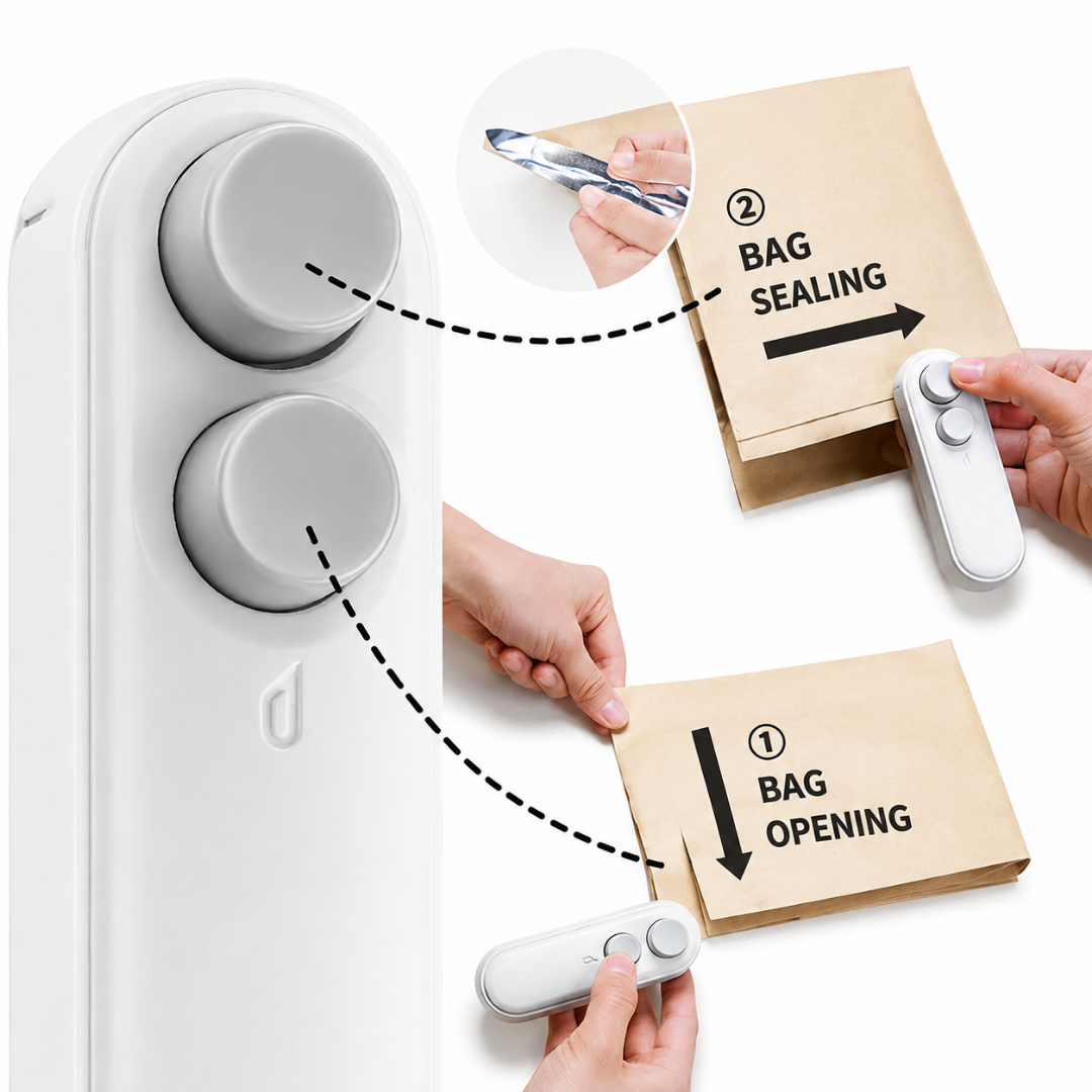 SnapSeal - Magnetic Mini Bag Sealer