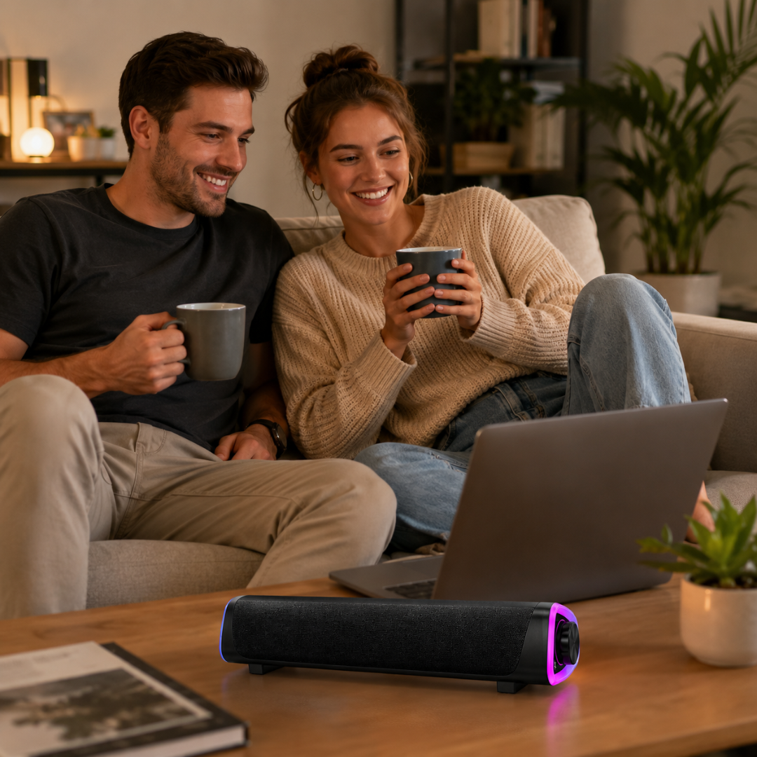 SonicBar - HD Bluetooth Desktop SoundBar Speaker