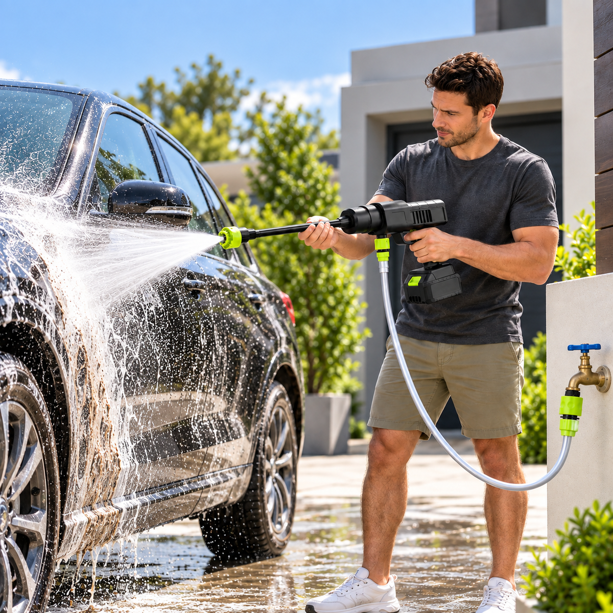 AquaJet - Cordless High Pressure Car Washer