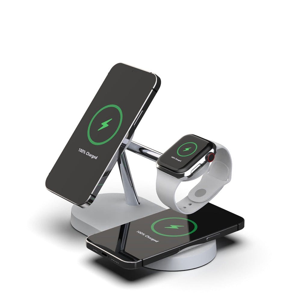 QuadBase 4 - in - 1 Wireless Charger with MagSafe - OneTapWireless