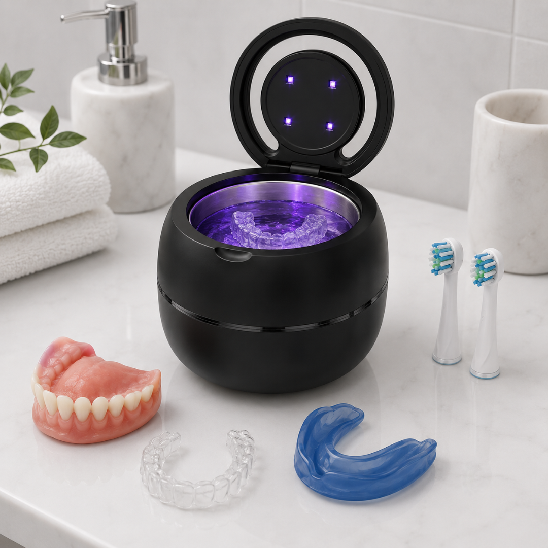 DentaSonic - UV Ultrasonic Retainer & Denture Cleaner