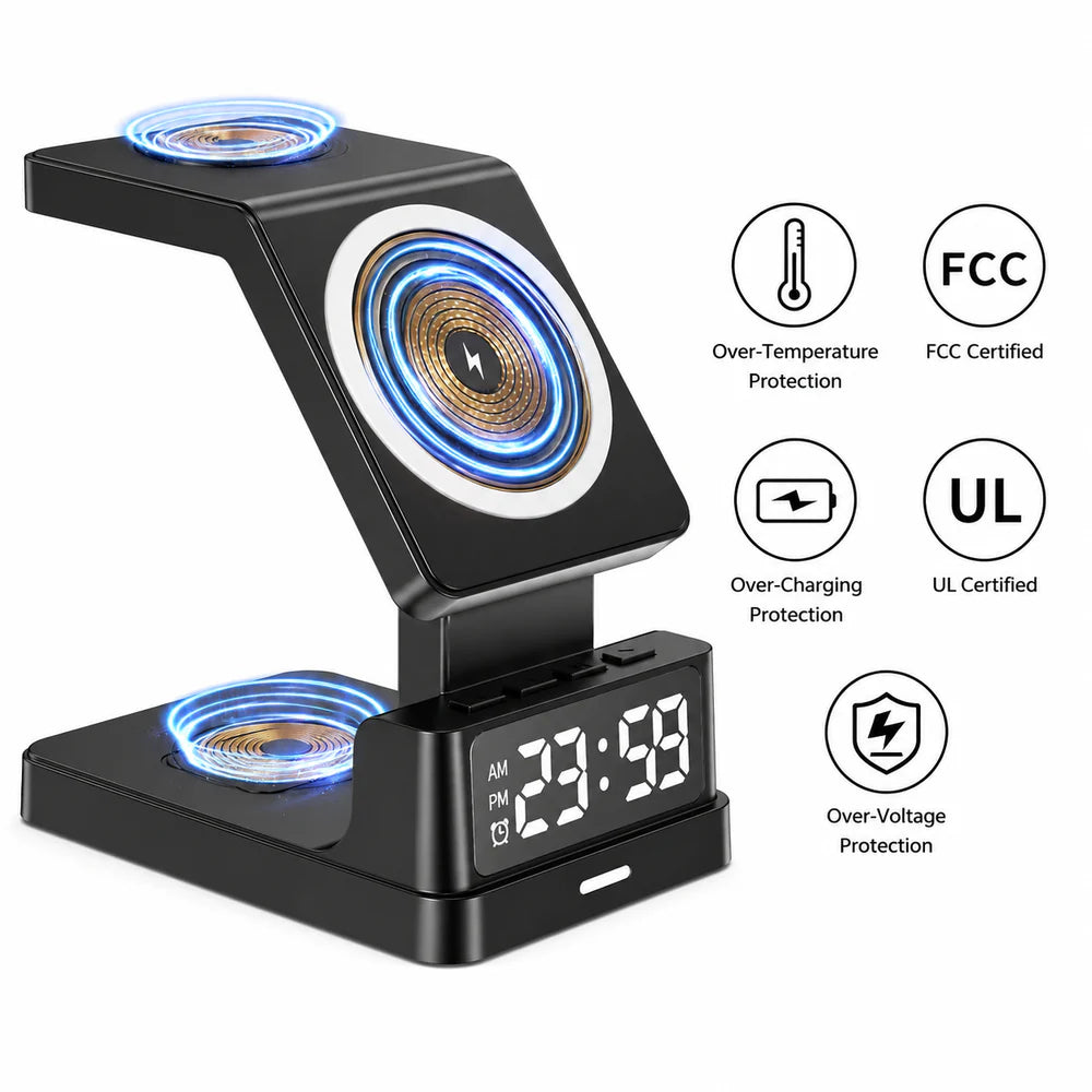 DockMate-4-in-1 Magnetic Wireless Charger
