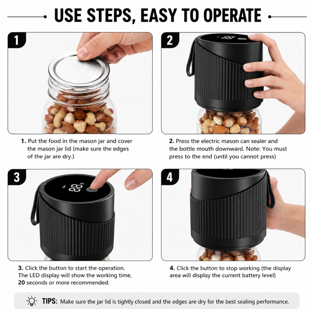 VacuKeep - Vacuum Seal Food Saver