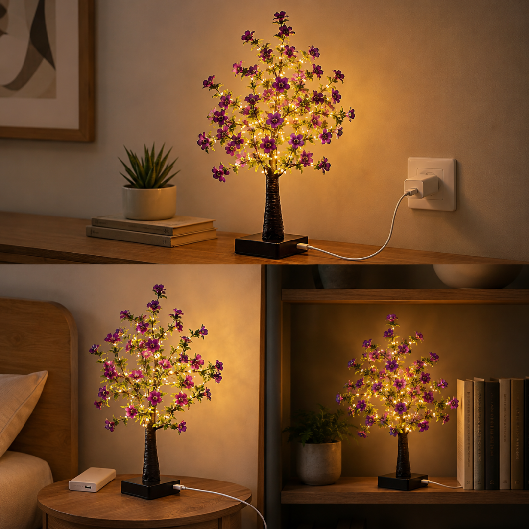 BloomGlow - LED Branch Table Lamp