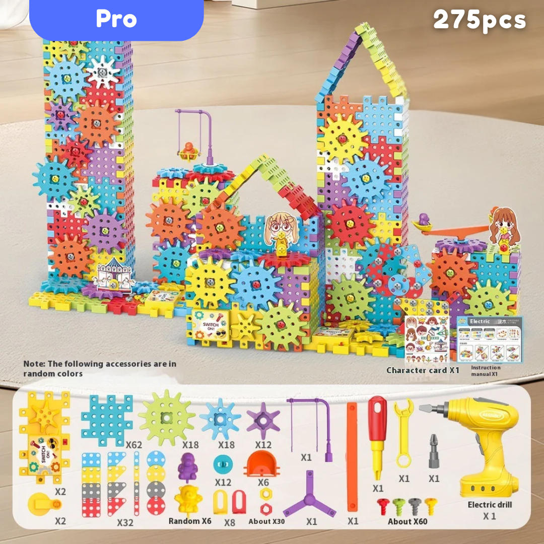 BuildBuddy – Build & Spin STEM Gears Adventure Kit