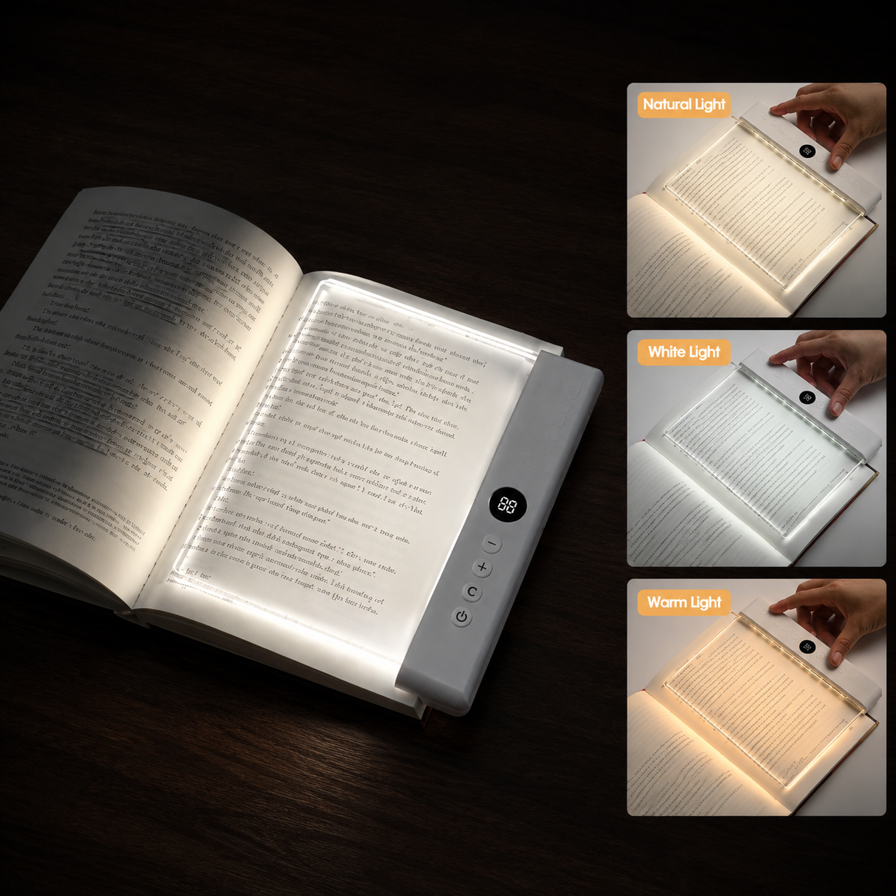 PageGlow - Rechargeable Tablet Reading Light