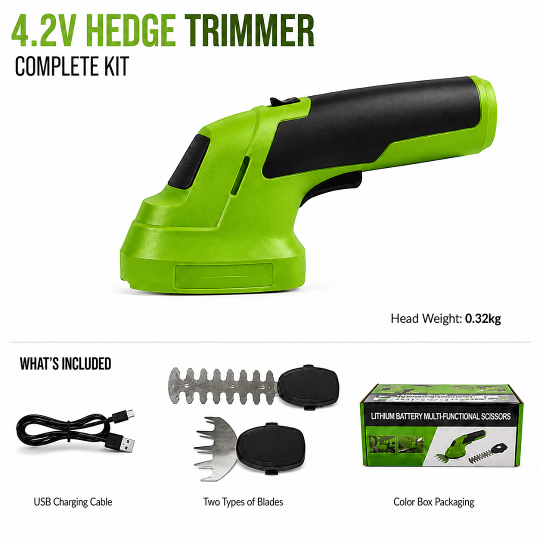 TurfVolt - 2-in-1 Cordless Grass Shear & Hedge Trimmer