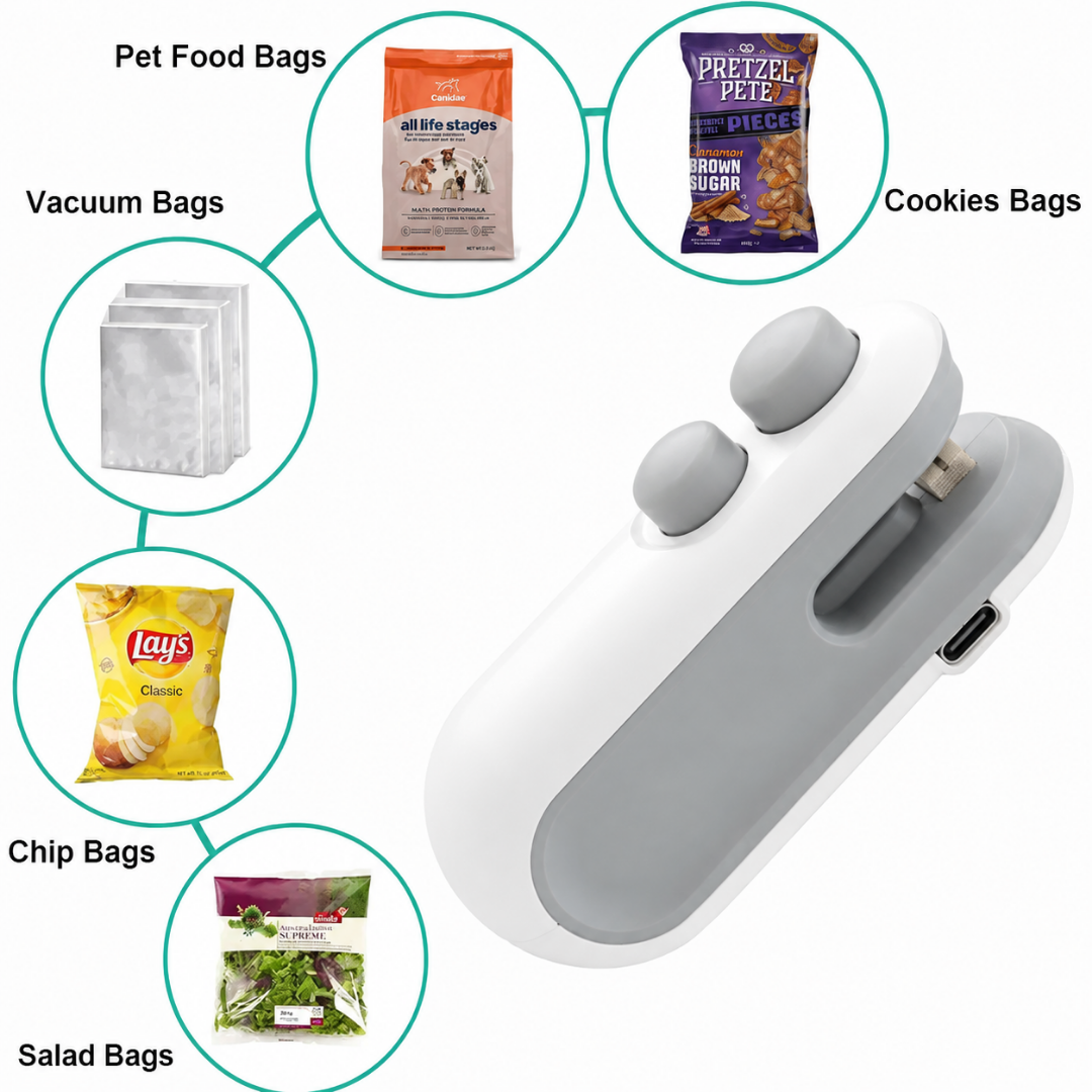 SnapSeal - Magnetic Mini Bag Sealer