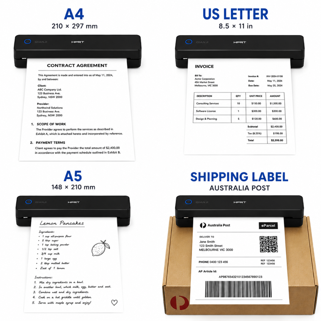 PortaPrint - Wireless Inkless A4 Printer