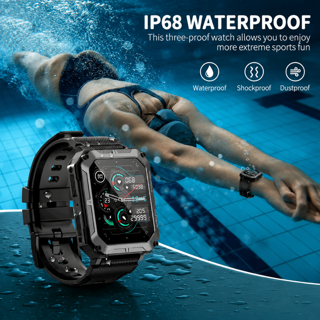 TrekFit - Durable Shockproof Smartwatch