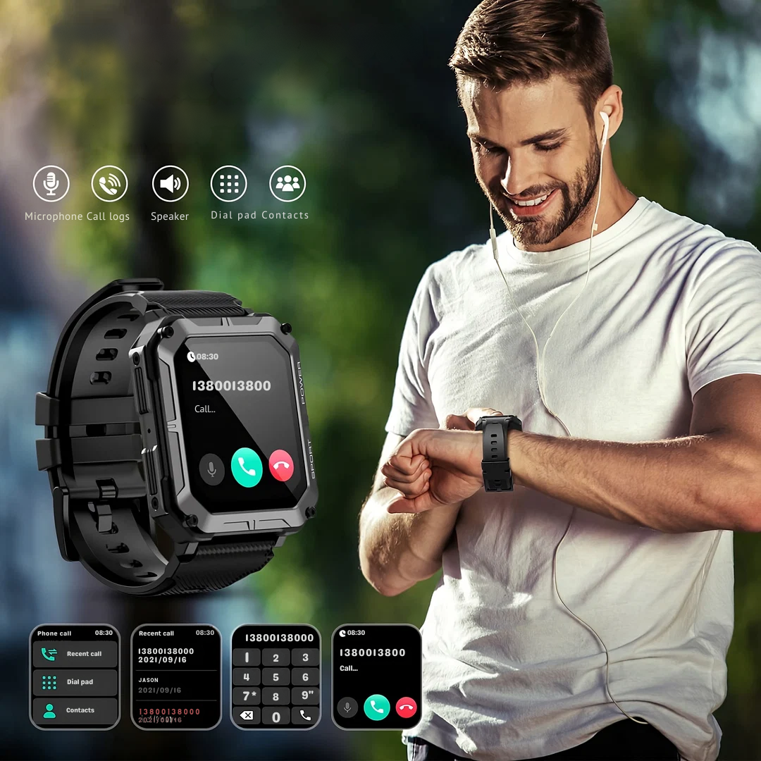 TrekFit - Durable Shockproof Smartwatch