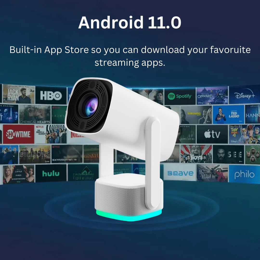 PortaView360 Wireless - Battery Operated Ultra HD Projector