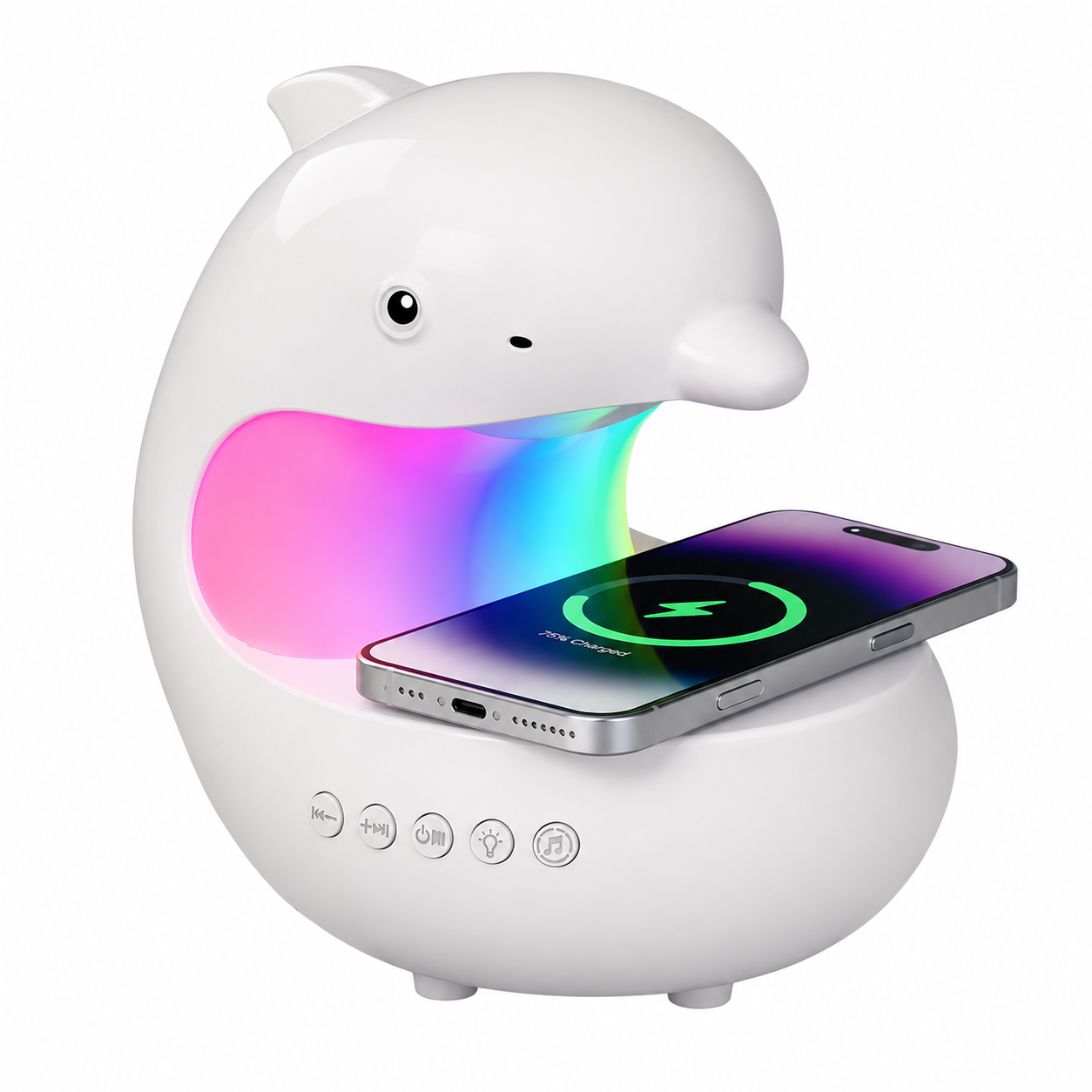 DolphinGlow - RGB Speaker Night Light