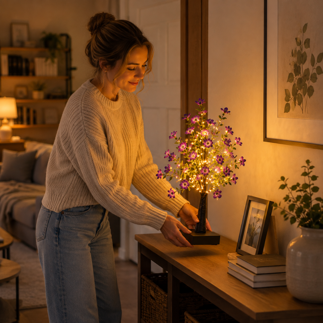 BloomGlow - LED Branch Table Lamp