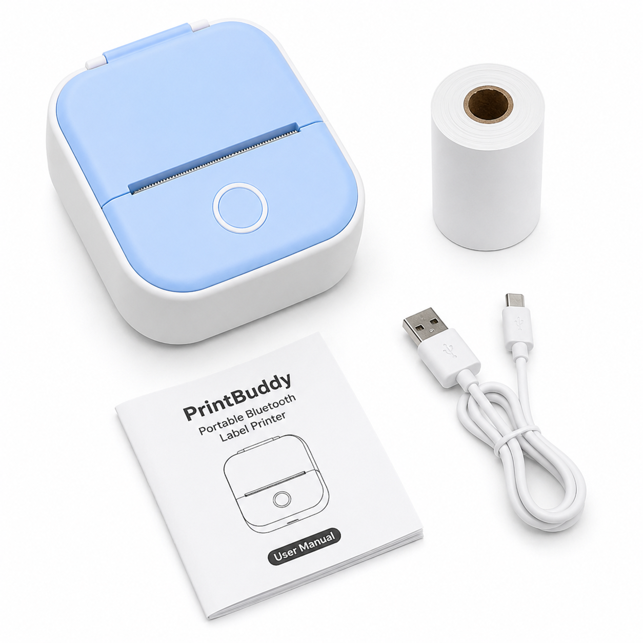 PrintBuddy - Portable Bluetooth Label Printer