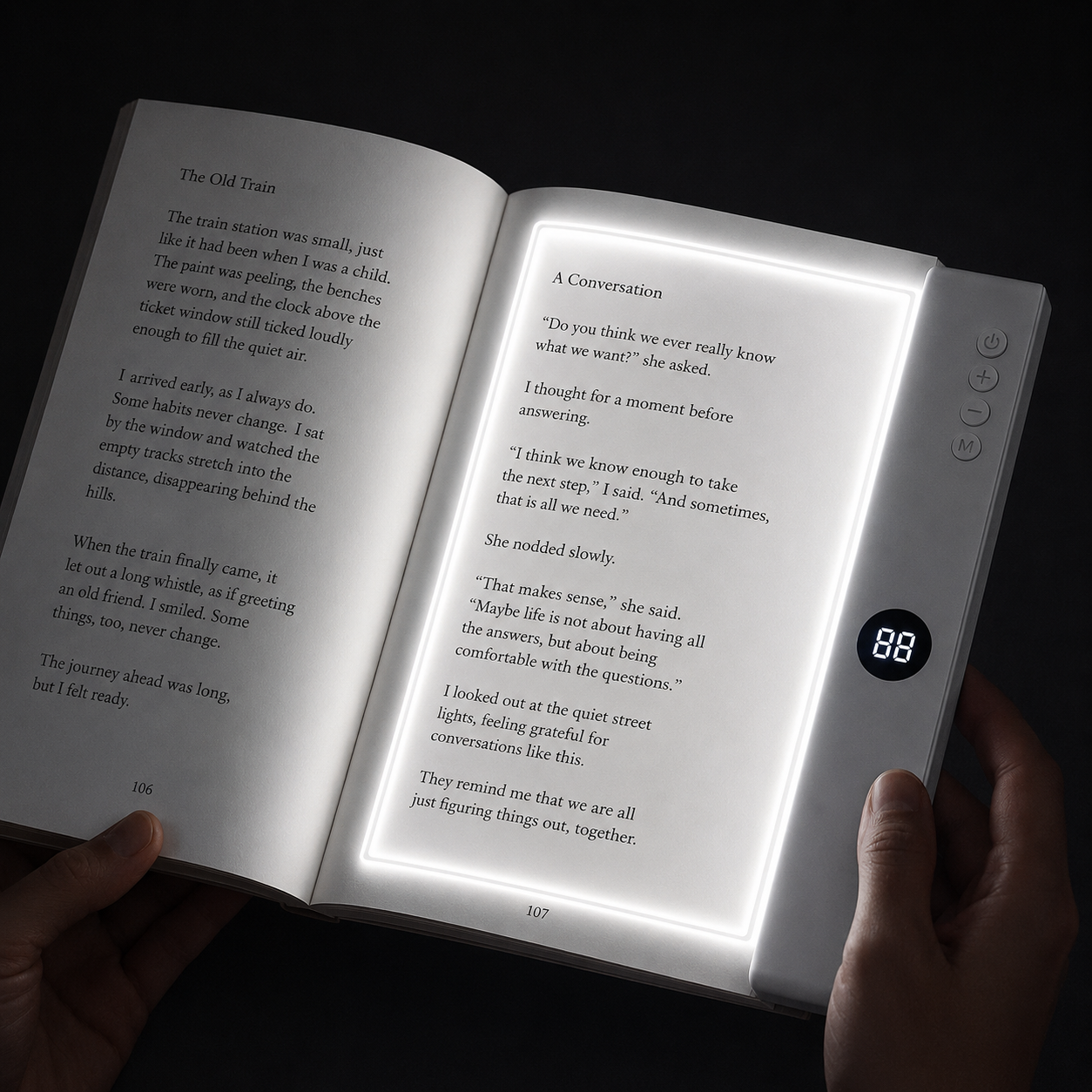PageGlow - Rechargeable Tablet Reading Light