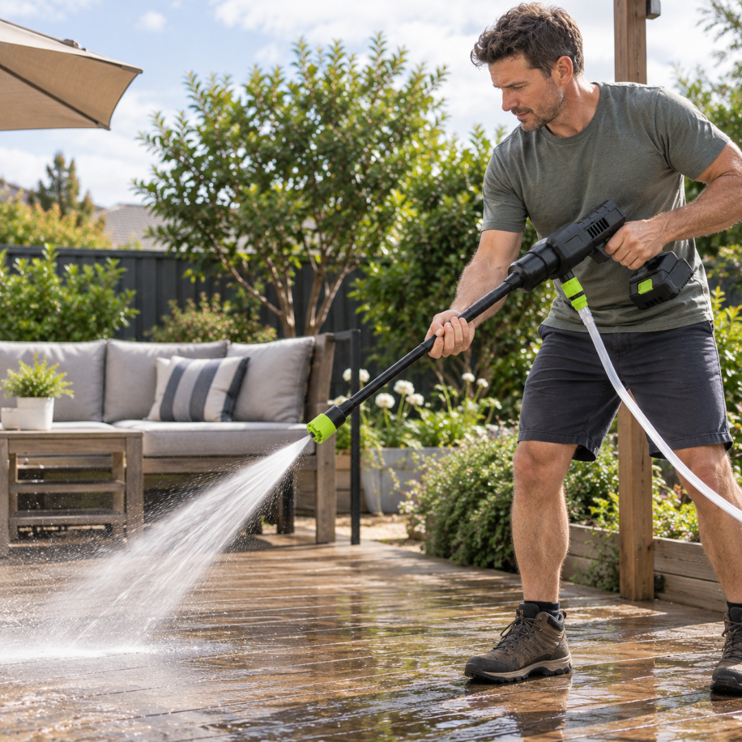 AquaJet - Cordless High Pressure Car Washer