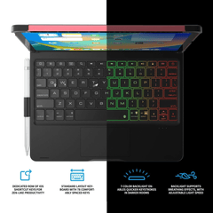 RotatePro Wireless Keyboard Case for iPad
