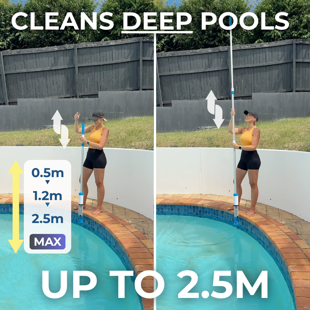 AquaVac - 3 in 1 Cordless Rechargeable Pool Vacuum Cleaner