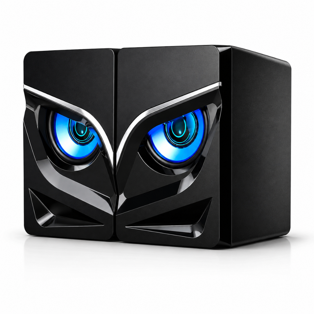 PulseGlow - LED Desktop Speakers with Bluetooth