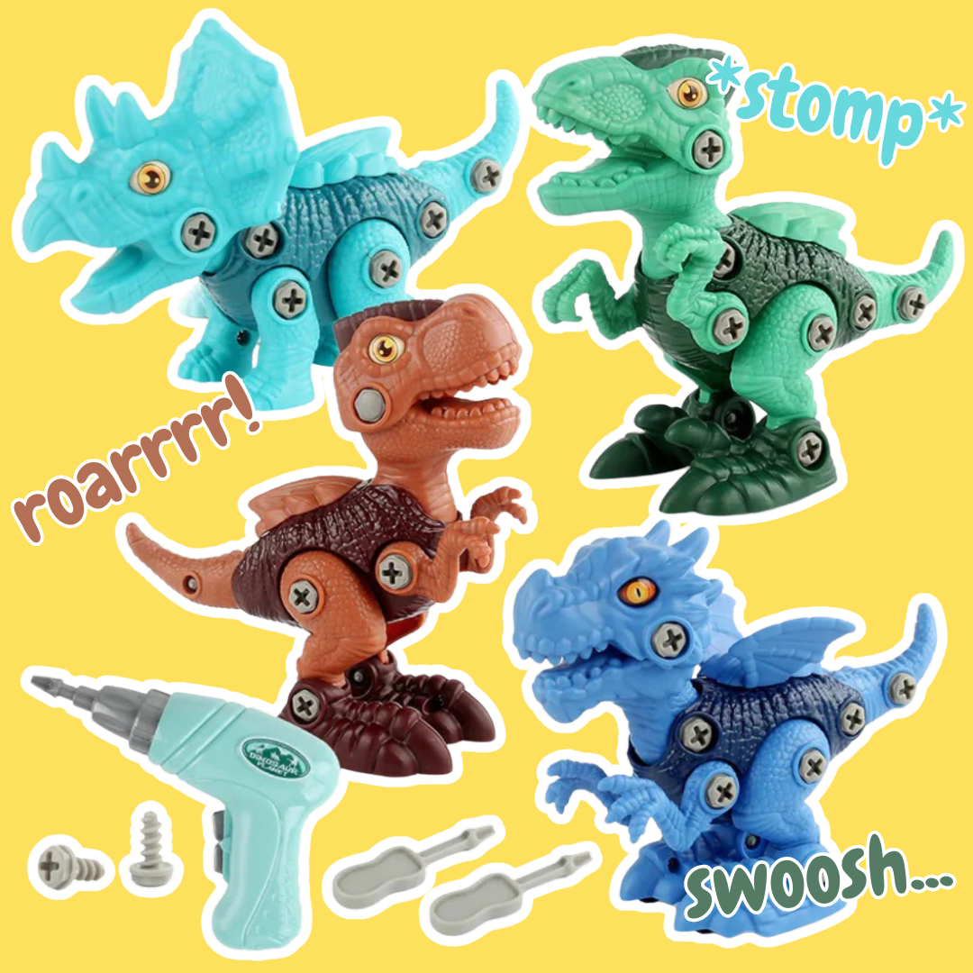 BuildBuddy - Dinosaur Learning Tool Set for Kids