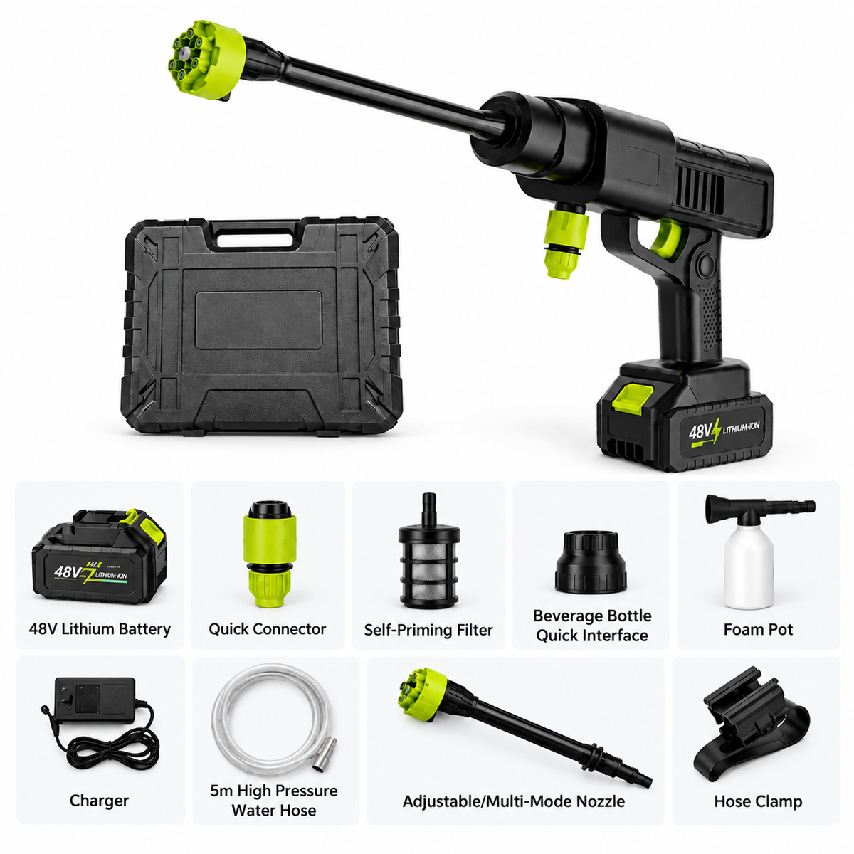 AquaJet - Cordless High Pressure Car Washer