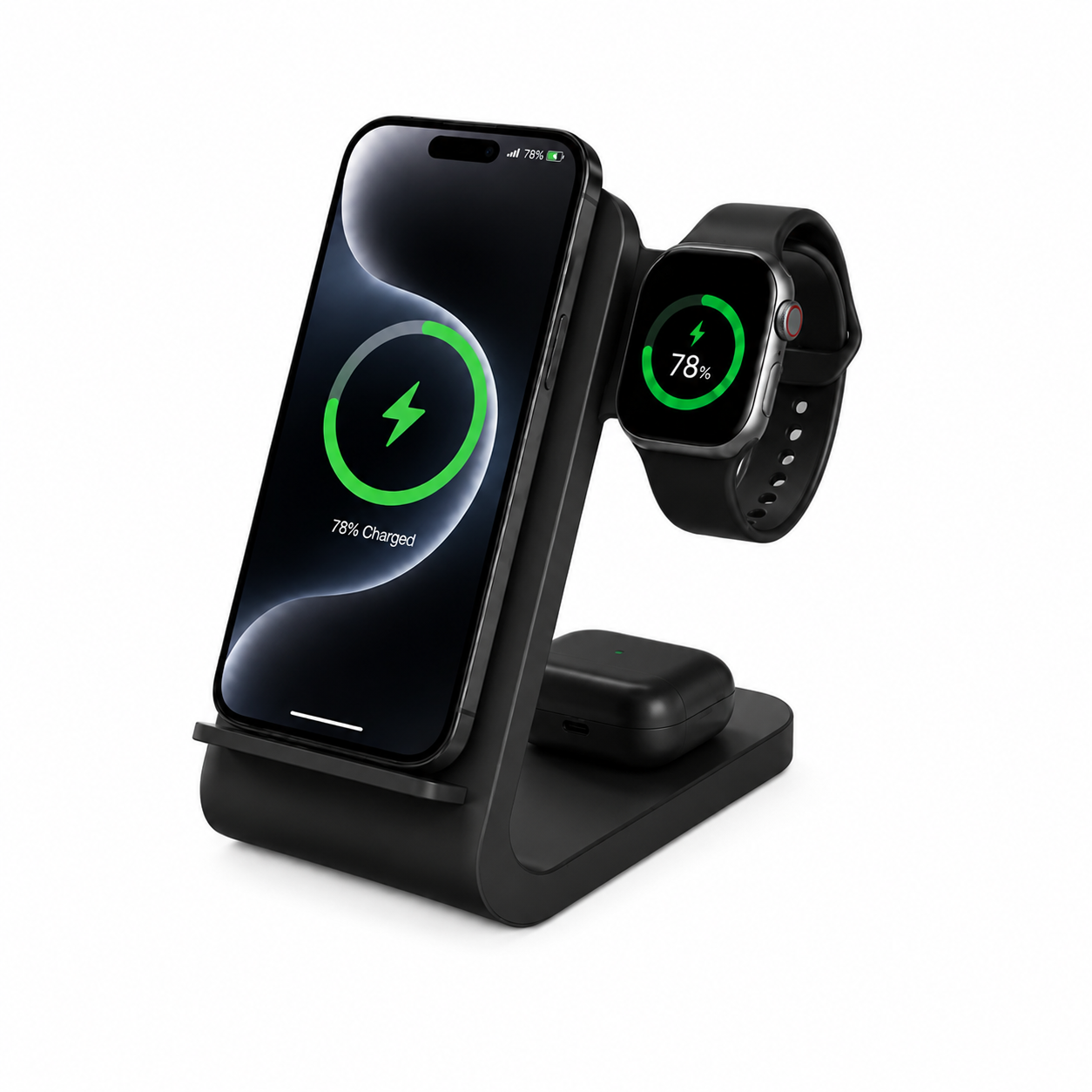 PowerBase Pro - 3-in-1 Wireless Charger