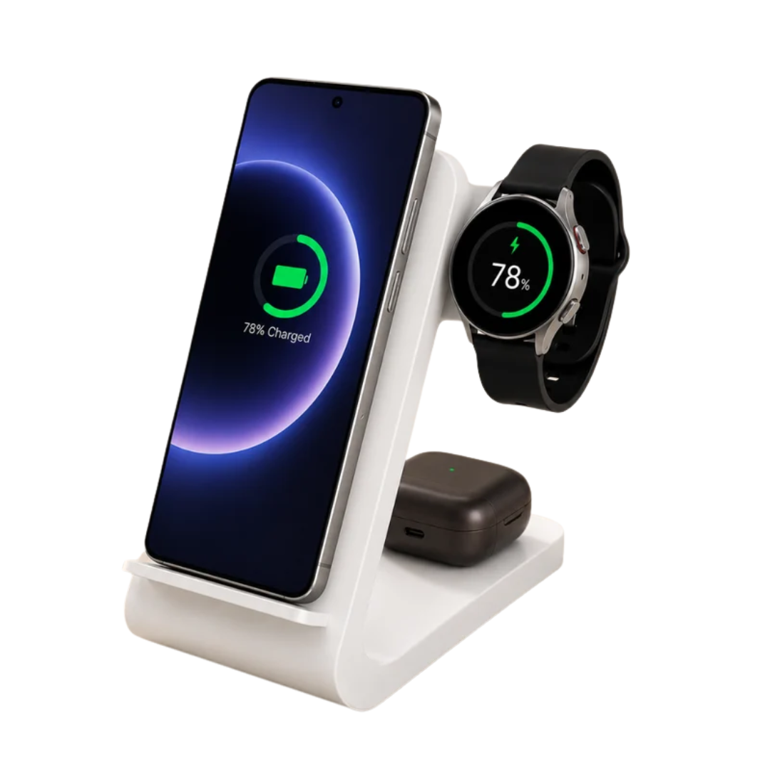 PowerBase Pro - 3-in-1 Wireless Charger