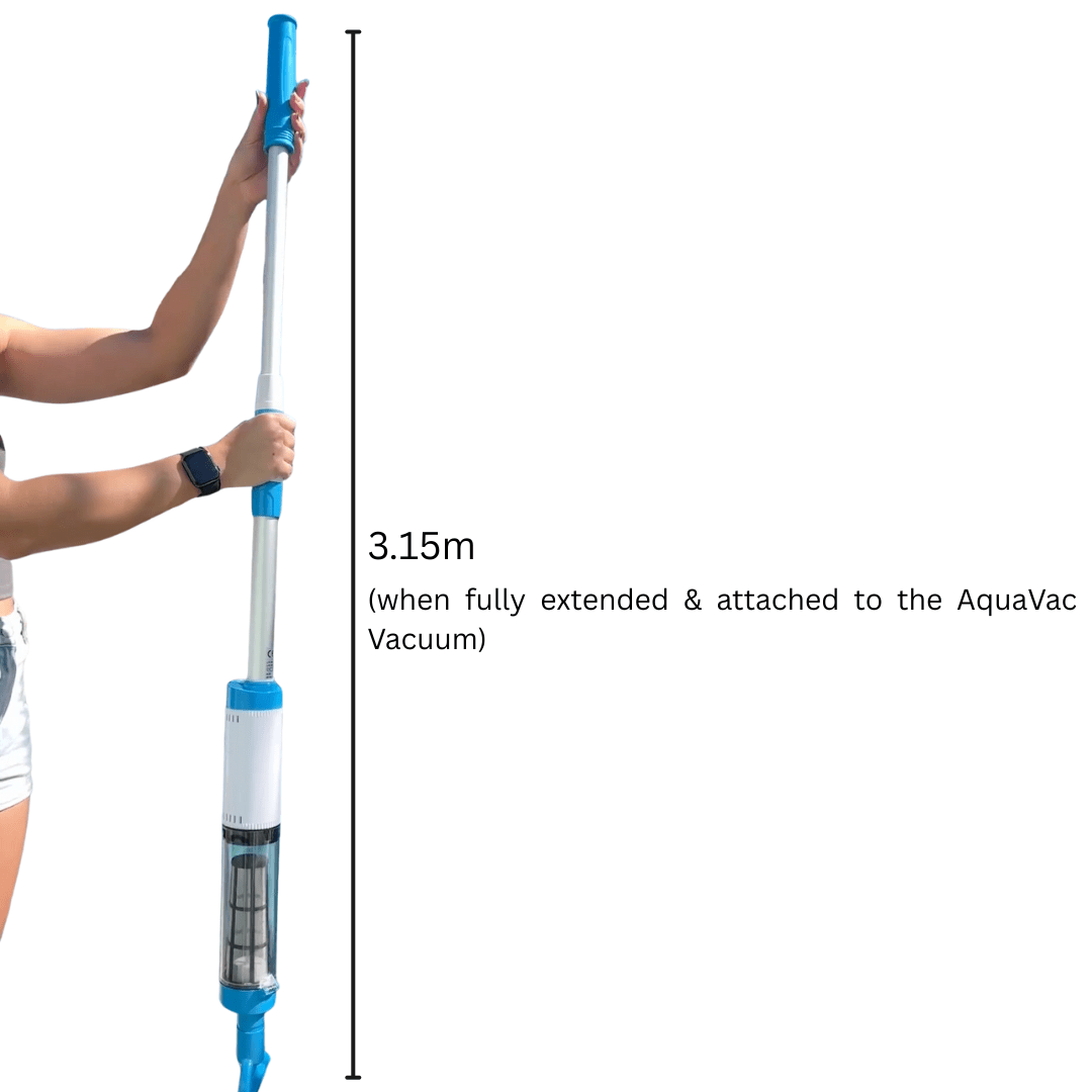 AquaVac Telescopic Extension Pool Pole (0.9 - 2.5m) - OneTapWireless