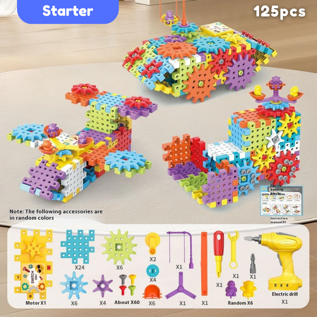 BuildBuddy – Build & Spin STEM Gears Adventure Kit - OneTapWireless