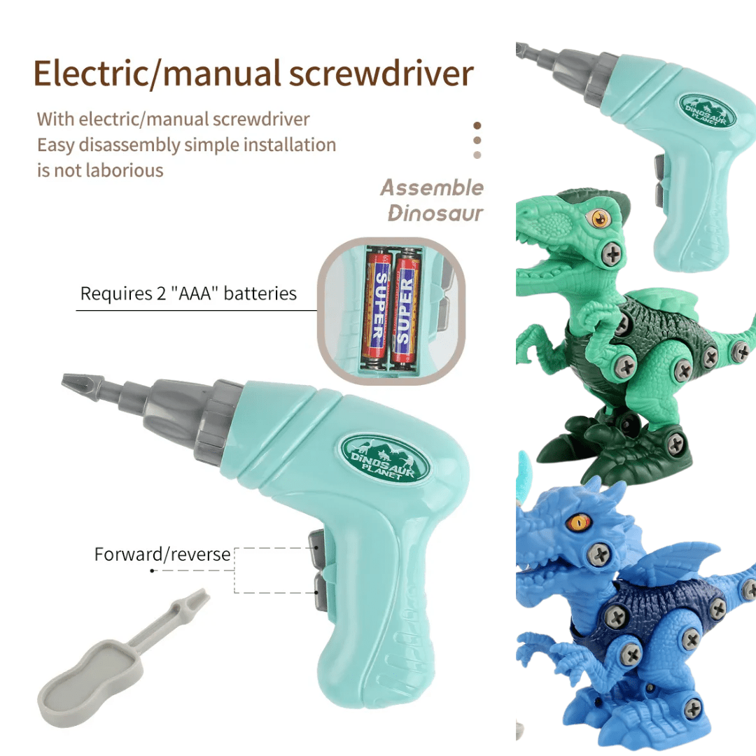 BuildBuddy - Dinosaur Learning Tool Set for Kids - OneTapWireless