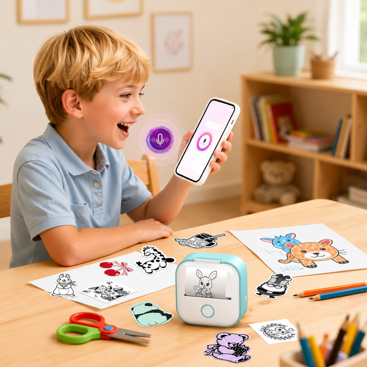 PrintBuddy - Portable Bluetooth Label Printer