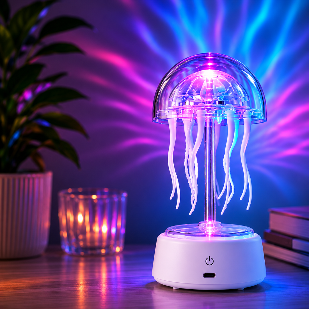 AquaGlow - Dancing Jellyfish Lamp