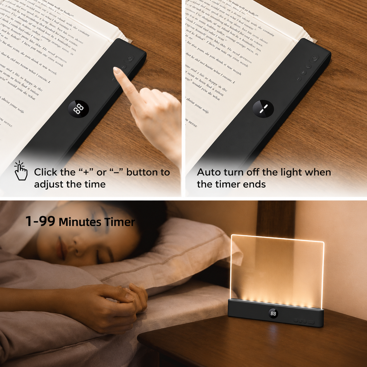 PageGlow - Rechargeable Tablet Reading Light
