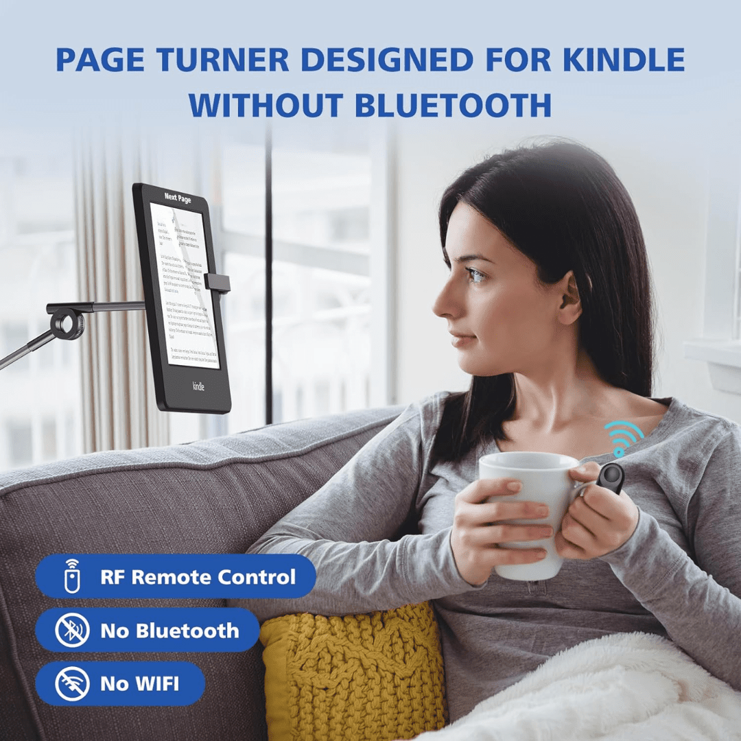 Ergonomic Kindle Page Turner - OneTapWireless