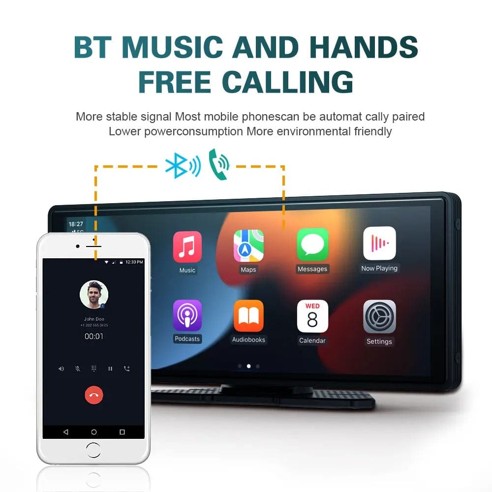MountGo 2 Pro - Car Screen with Apple CarPlay & Android Auto - OneTapWireless