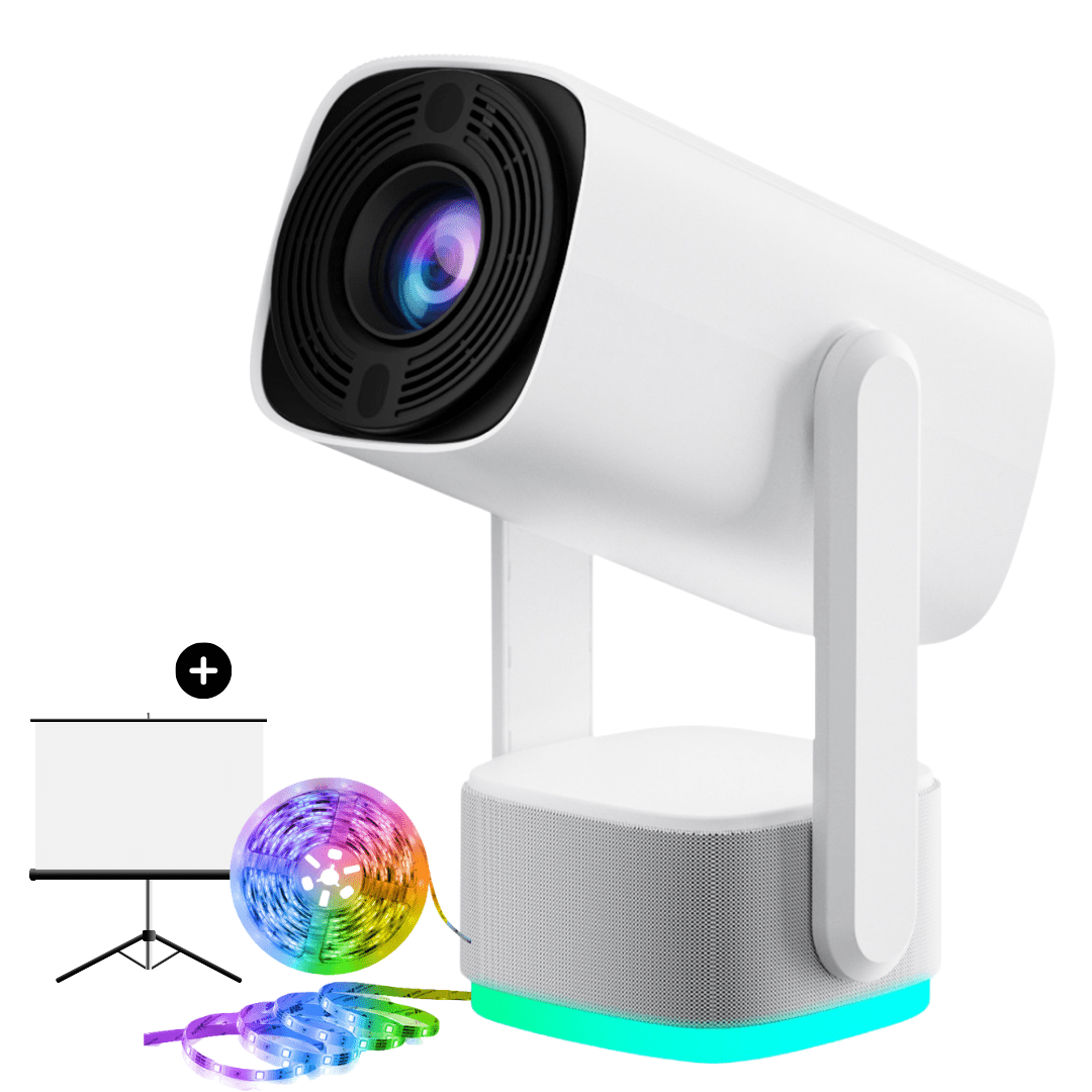 PortaView360 Pro - Ultra HD Portable Projector - OneTapWireless