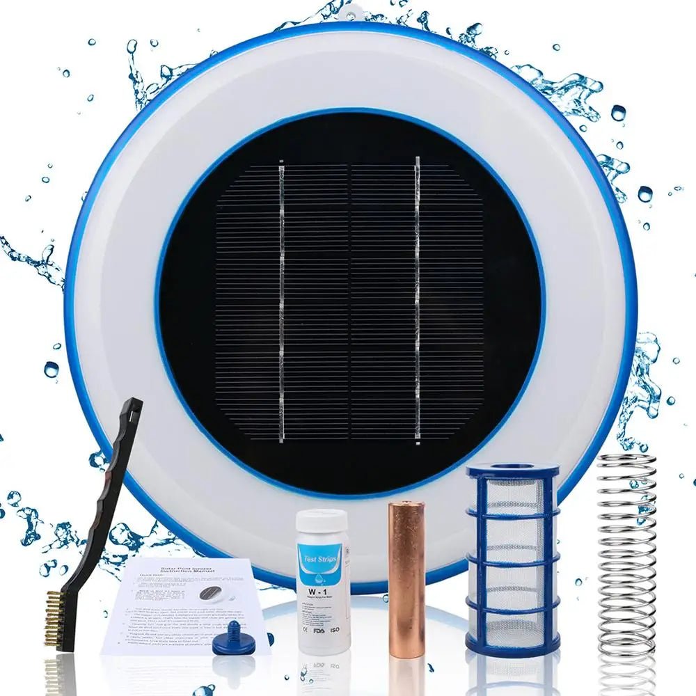 SolarClear - Solar Powered Pool Ionizer with LED Light - OneTapWireless