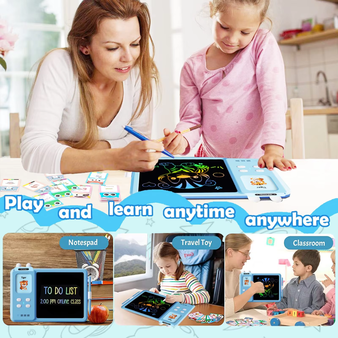 TinyBuddy 2 – Educational Talking Tablet for Kids - OneTapWireless