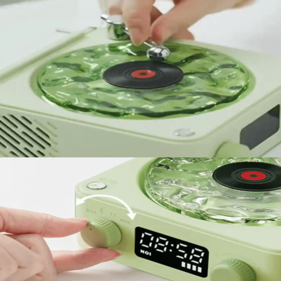 WavesVinyl - Galaxy Projector Speaker - OneTapWireless