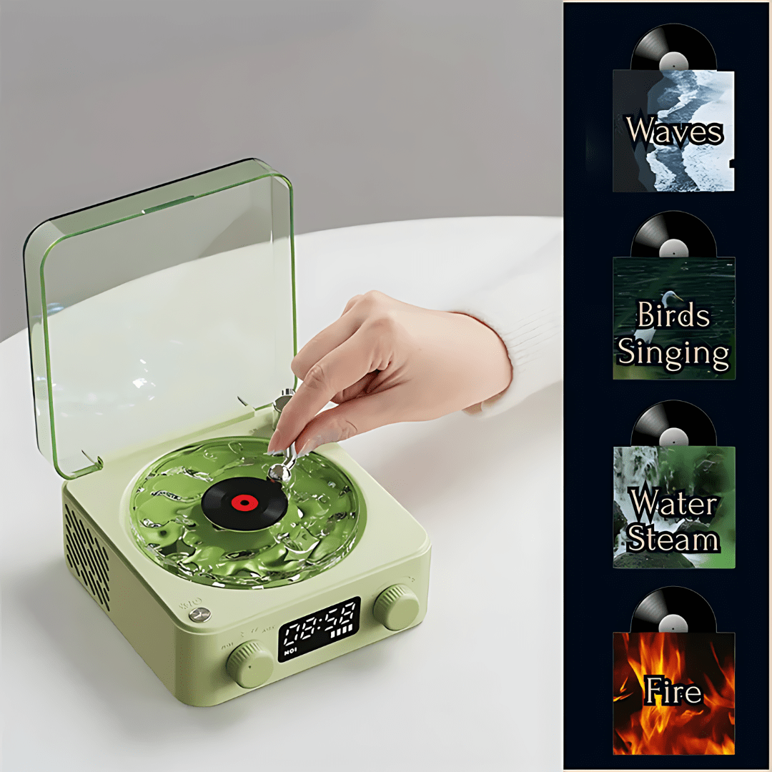 WavesVinyl - Galaxy Projector Speaker - OneTapWireless