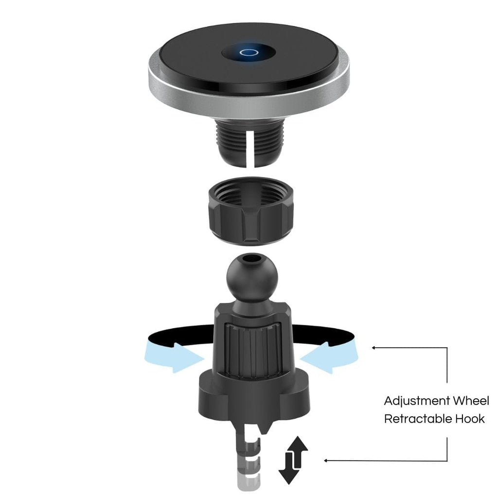 MountGo 15W Wireless Car Charging Mount - OneTapWireless