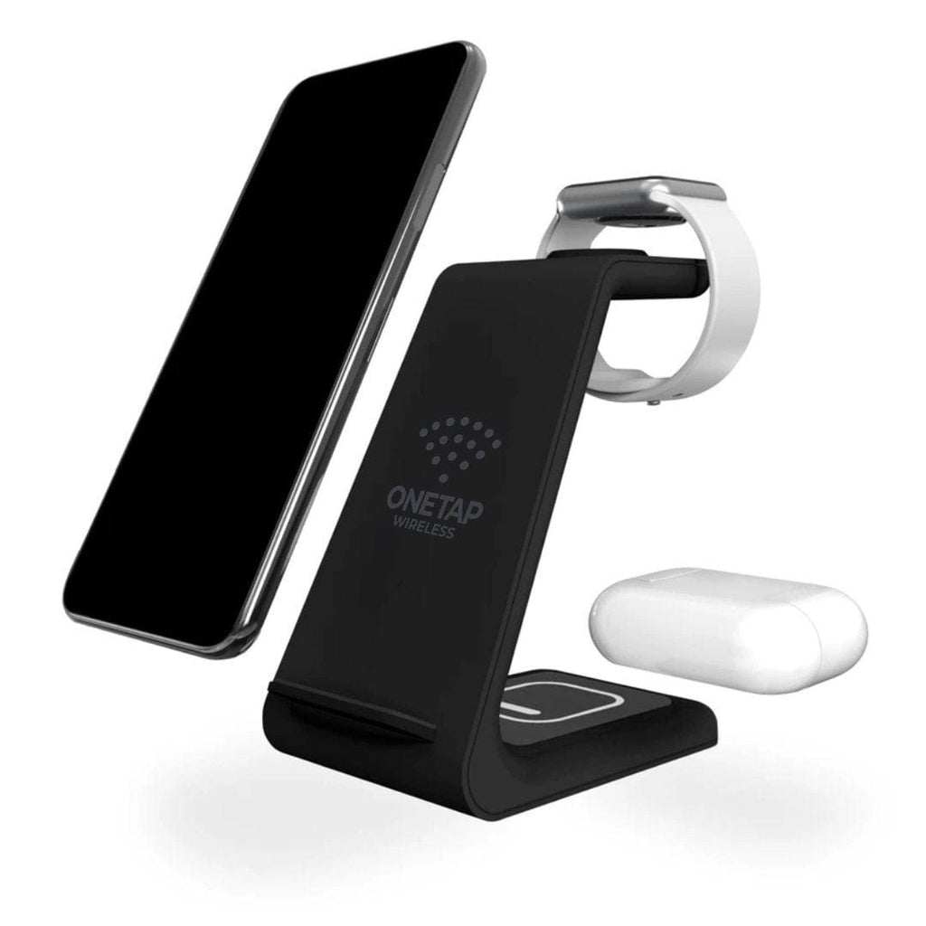 PowerBase - 3-IN-1 Wireless Charger - OneTapWireless