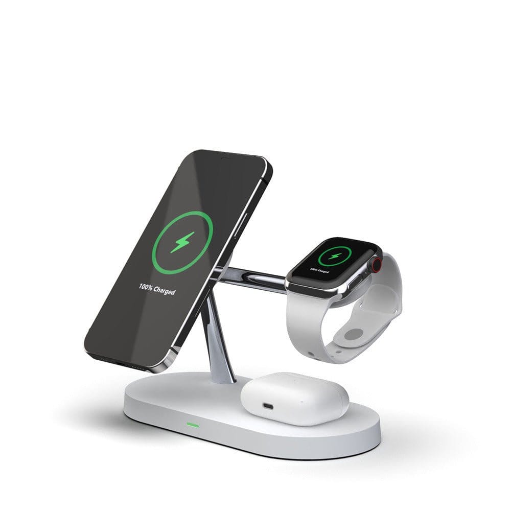 QuadBase 4-in-1 Wireless Charger with MagSafe - OneTapWireless