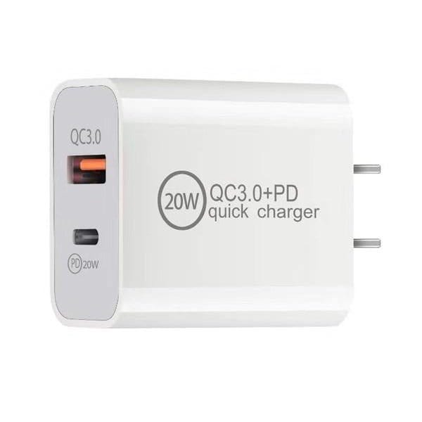 USB Wall Charger | 20W Quick Charge 3.0 - OneTapWireless